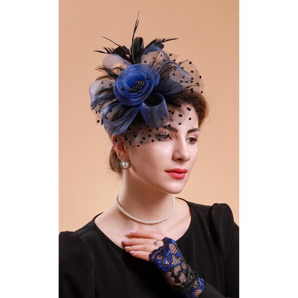 8638 Women\'s Fascinators Hat Derby Hats Wedding Cocktail Tea Party Headwear main image 5